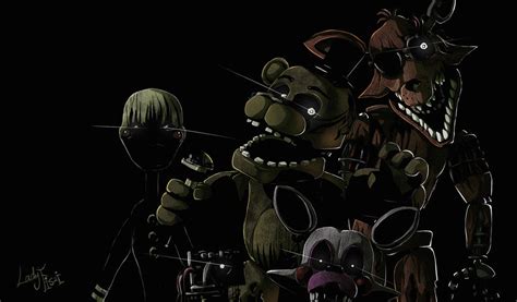 FNAF 3- phantom animatronics by LadyFiszi on DeviantArt