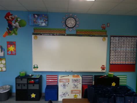 Super Mario Classroom Classroom Themes Classroom Makeover First Year Teaching