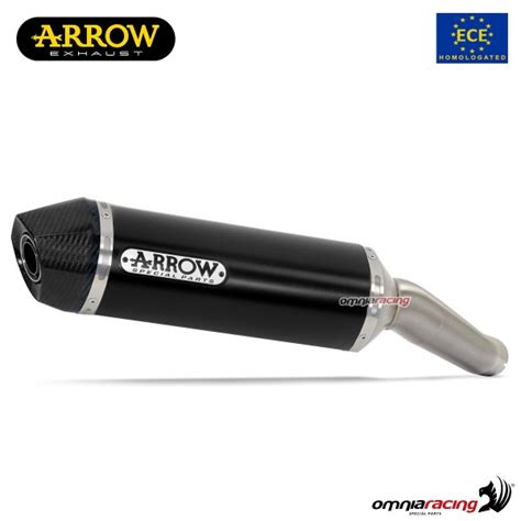 Arrow Exhaust Race Tech Slip On Dark Aluminum Approved For Husqvarna