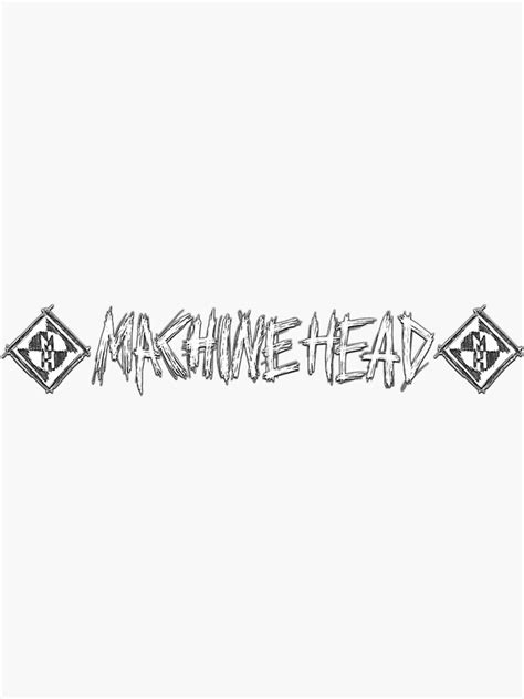 Machine Head Logo Sticker For Sale By Gealow148 Redbubble