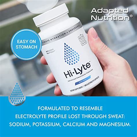 Hi Lyte Electrolyte Replacement Capsules Rapid Rehydration Supplement