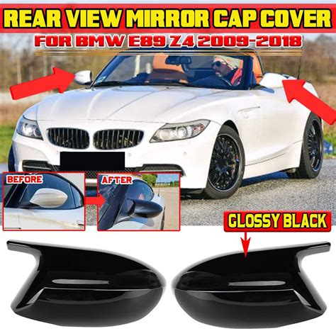 M Style Car Rearview Mirror Cover Caps Replacement Wing Mirror Cover