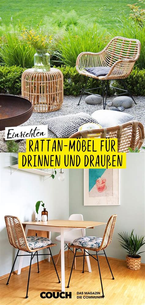 Rattan M Bel Sorgen Drinnen Und Drau En F R Einen Sch Nen Boho Look