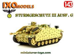 Le Stug III Ausf G SdKfz 142 Schurzen En Miniature Par Ixo Models Au 1