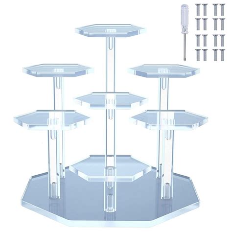 Soporte De Exhibici N De Acr Lico Transparente De Niveles Para Modelo