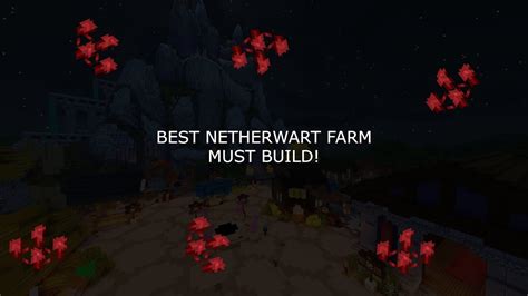 Easiest To Build And Most Efficient Netherwart Farm In Hypixel Skyblock The Best Money Making