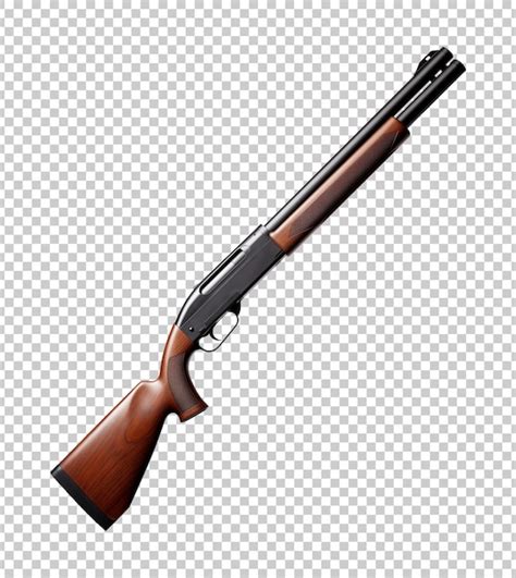 Premium PSD | Shotgun isolated on transparent background