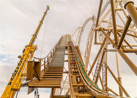 Hyperia Construction Updates Thorpe Parks New Rollercoaster For 2024