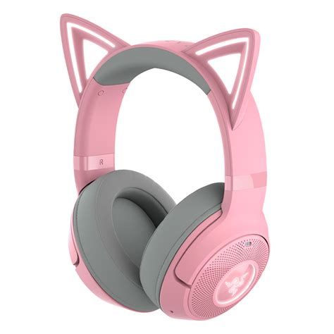 Razer Kraken Kitty V2 Bt Wireless Bluetooth Rgb Gaming Headset Quartz Rz04 04860100 Mwave