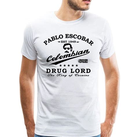 Buy Retro Distressed Letter Narcos Serie Tv Tshirt Plata O Plomo T