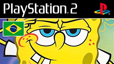 BOB ESPONJA BATALHA PELA FENDA DO BIQUÍNI O JOGO DE PS2 XBOX E