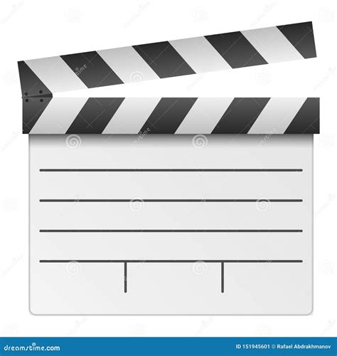 Movie And Film White Clapperboard Icon On White Transparent Background