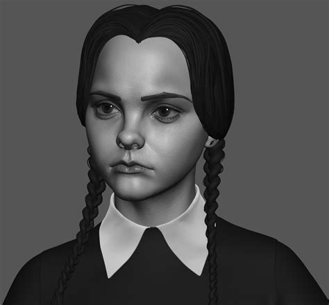 Artstation Wednesday Addams