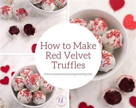 Red Velvet Truffles Recipe Crazy Adventures In Parenting