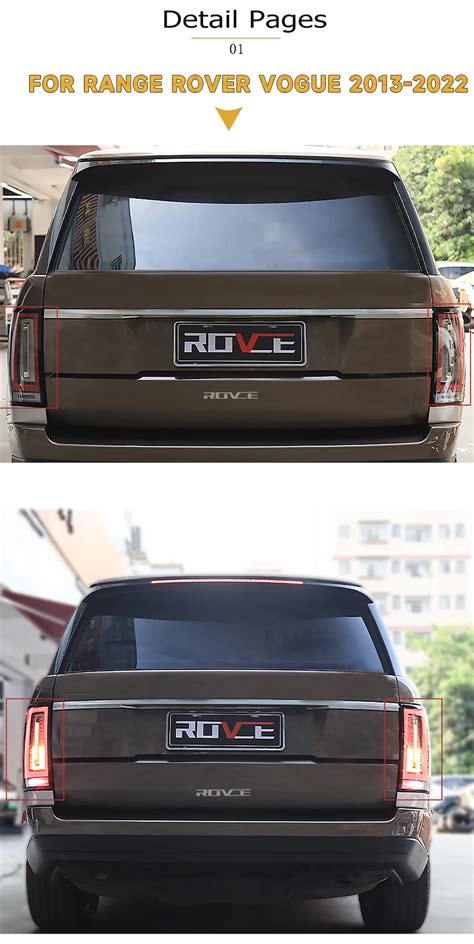 Rovce High Quality Rear Light Rear Taillight For Range Rover Vogue For