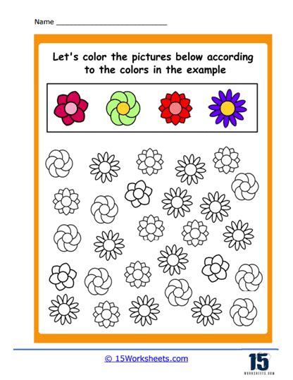 Color Words Worksheets - 15 Worksheets.com