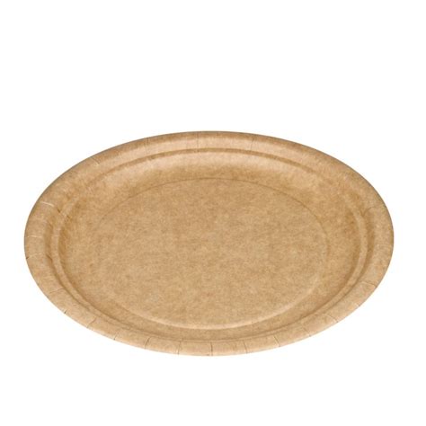 Comprar Platos De Cart N Kraft Biodegradables Cm