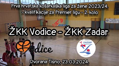 Prva HKL za žene 2023 24 play off 2 kolo ŽKK Vodice ŽKK Zadar