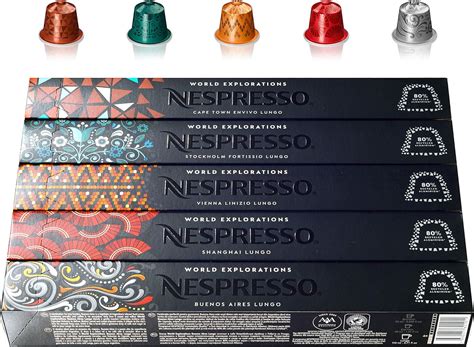 Nespresso World Explorations Pack Koffie Envivo Lungo Fortissio Lungo