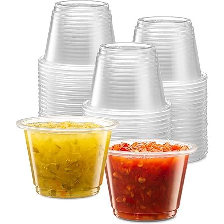 Amazon Oz Sets Clear Diposable Plastic Portion Cups