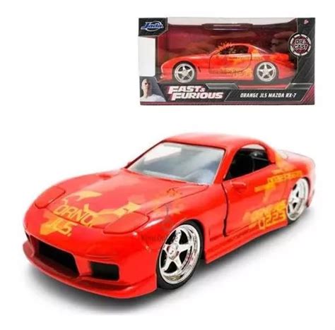 Orange Jls Mazda Rx Escala R Pido Y Furioso Jada Toys Mercadolibre