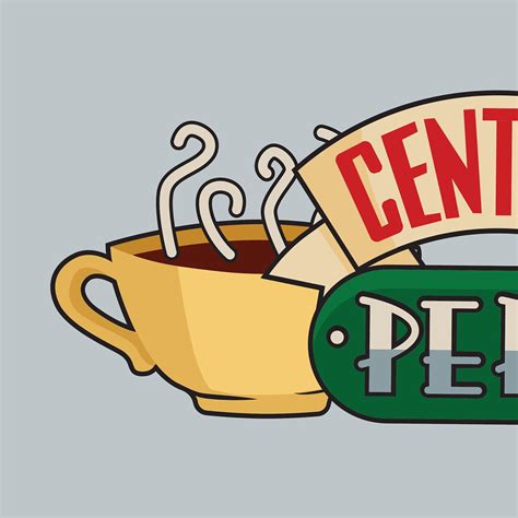 Central Perk Logo Friends Tv Show Printable Wall Art Poster Print Etsy