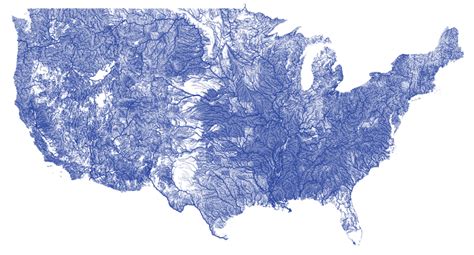 Hydrological Map Of The United States Map Of The United States