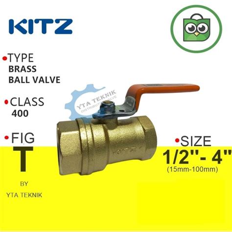 Promo Ball Valve 12 Kitz Original Jakarta Pusat Yta Teknik Tokopedia