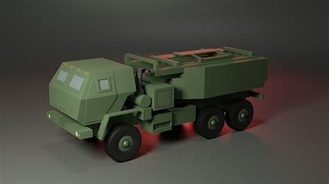 3D model HIMARS Launch rocket system VR / AR / low-poly | CGTrader