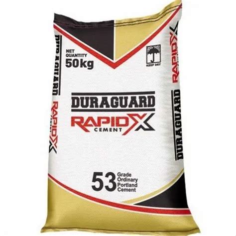 Duraguard RapidiX Cement OPC 53Grade 50Kgs At Rs 400 Bag Gray Cement