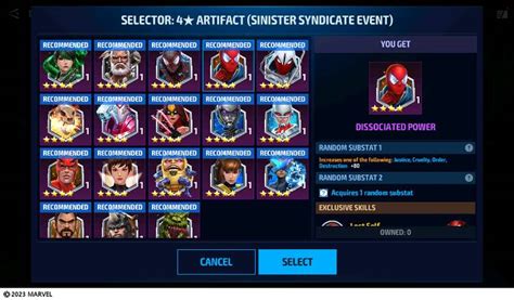 Special Item Usage Guide Marvel Future Fight