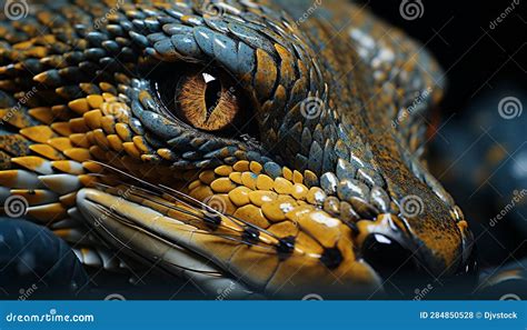 Spooky Snake, Dangerous Viper, Looking with Aggression, Beauty in ...