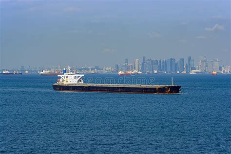 Bulk carrier cargo ship stock photo. Image of ship, maritime - 129167546