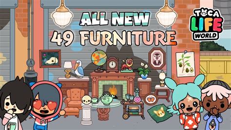 All 49 New Furniture In Toca Life World 🤩 Toca Boca Update Shintomi