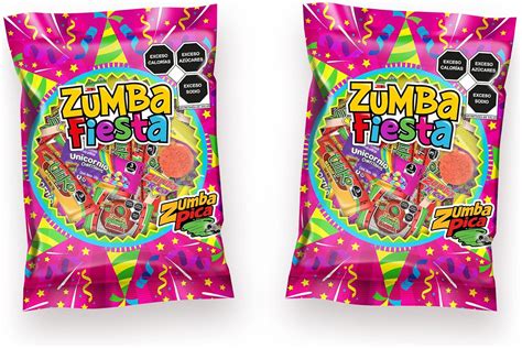 Pack Zumba Fiesta Surtido De Dulces Para Pi Atas Mezcla Zumba Pica