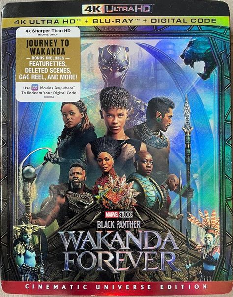 Black Panther Wakanda Forever K Ultra Hd Blu Ray Hobbies Toys