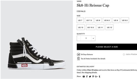 Solelinks On Twitter Ad Live Via Hbx Vans Sk Hi Reissue Cap Black