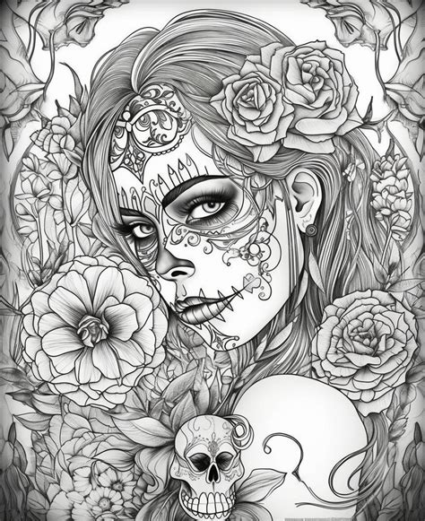 Premium AI Image | Day of the dead art