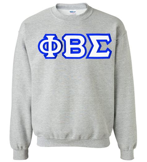 Phi Beta Sigma Custom Twill Crewneck Sweatshirt Greek Gear