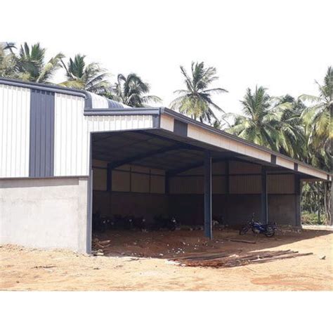 Steel Stainless Steel Pre Engineered Roofing Godown Shed At Rs 240