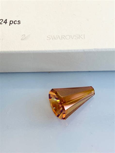 1pc Original Swarovski Copper Crystal Artemis Bead 17mm Ref 5540 Etsy