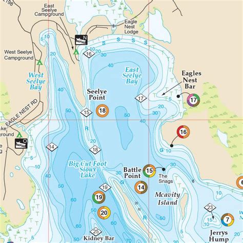 Fishing Hot Spots Lake Winnibigoshish Map By Fishing Hot Spots At Fleet