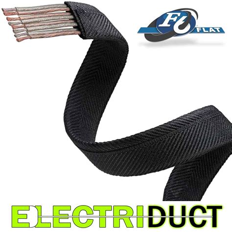 F6 Flat Braided Wrap Around Sleeving 25ft Feet 1 15 175 225 Techflex Ebay