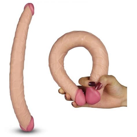 Podwujne Dwustronne Dildo SOLO Dla Par 36cm Penis 12590422915