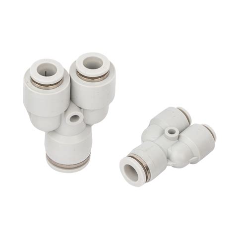 Y Type Pneumatic Parts Way Fittings Air Quick Pneumatic Pipe Coupling