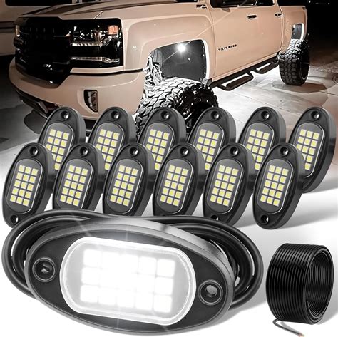 Amazon Yoneda Rock Lights For Trucks Pods White With Yd Wire