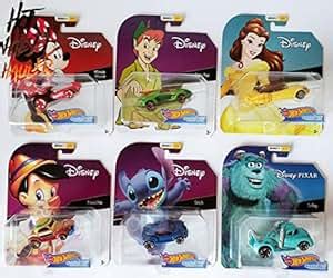Hot Wheels Disney Pixar Series Character Cars Complete Set Of