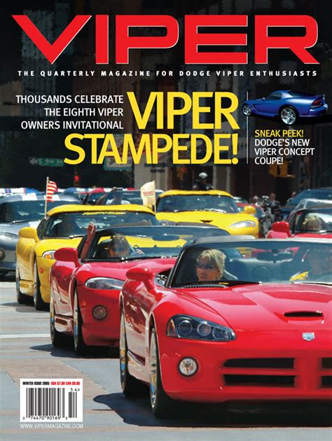 2005 Winter Viper Magazine Cover Poster Viper Stampede Voi 8 Issue