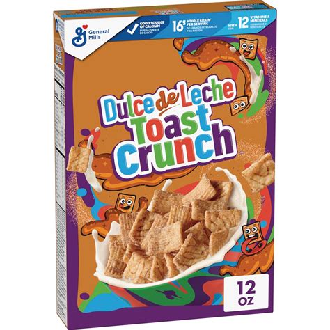 Amazon Dulce De Leche Toast Crunch Breakfast Cereal Oz Cereal Box