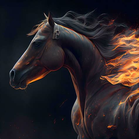 Flaming Horse Stock Photos, Images and Backgrounds for Free Download